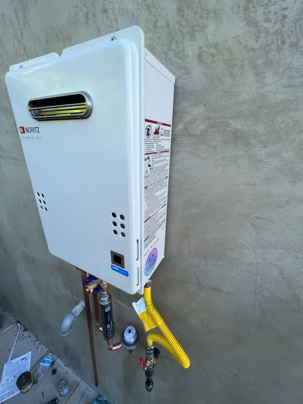 Tankless water heater installation for Upper homes